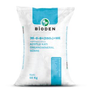Solid Organomineral Fertilizer with 30-0-0+(5SO₃)+ME Nitrogen